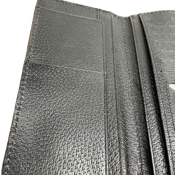 Double J Saddlery Wallet Vintage Rose Brown Tan Leather Mag Snap Closure READ - Picture 15 of 16